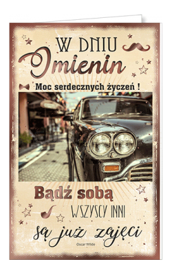 Kartka imieninowa z życzeniami IM7