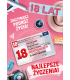 Kartka na 18 z dowodem osobistym GIFT159