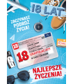 Kartka na osiemnastkę z dowodem osobistym GIFT160