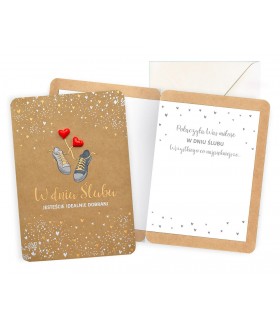 Kartka ślubna dla idealnie dobranej Pary DK1024