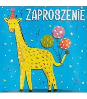 Zaproszenie na super imprezkę mix 5 szt PMZ106