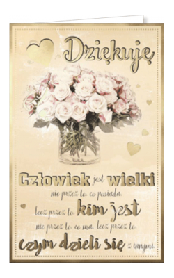 Kartka Podziękowanie U21