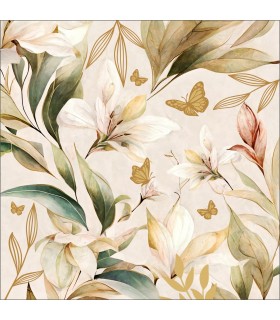 Kartka bez napisów, zdobiona złoceniami AF20