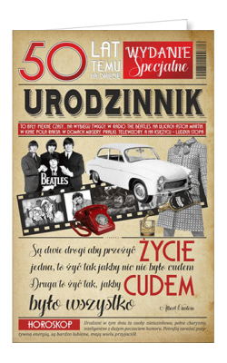 Kartka na 50 urodziny U47