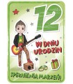 Kartka na 12 urodziny dla chłopaka GM749
