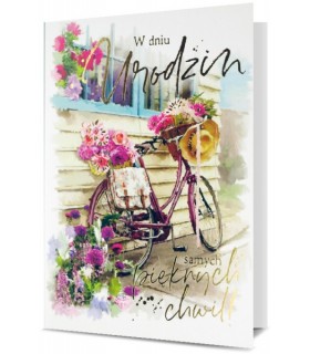 Kartka urodzinowa z życzeniami dla Kobiety KStar99