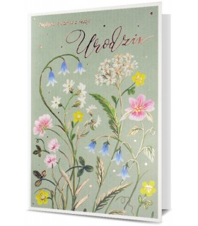 Kartka na Urodziny subtelna, romantyczna KStar90