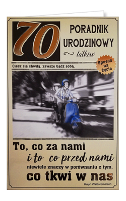Kartka na 70 urodziny U 58