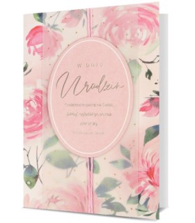 Kartka na urodziny dla mężczyzny z mottem, pięknie zdobiona HM1140U