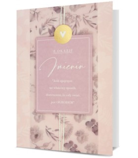 Kartka Imieninowa, z mottem elegancka HM1136IM