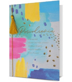 Powodzenia Kartka z mottem HM2055