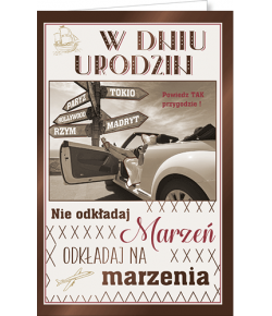 Kartka urodzinowa U63