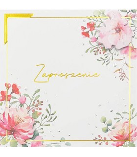 Zaproszenia uniwersalne, eleganckie zestaw 5 szt PCZP42