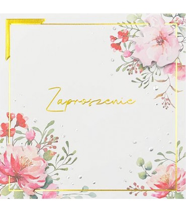 Zaproszenia uniwersalne, eleganckie zestaw 5 szt PCZP42