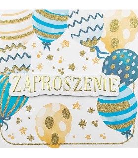 Zaproszenia na imprezę, event komplet 5 szt PCZP44