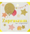 Zaproszenia na party, imprezę komplet 5 szt PCZP45