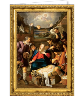 Reprodukcja Kartka świąteczna bez życzeń RR-BT 11