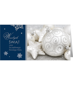 Stroik świąteczny kartka z życzeniami LZ-T 75