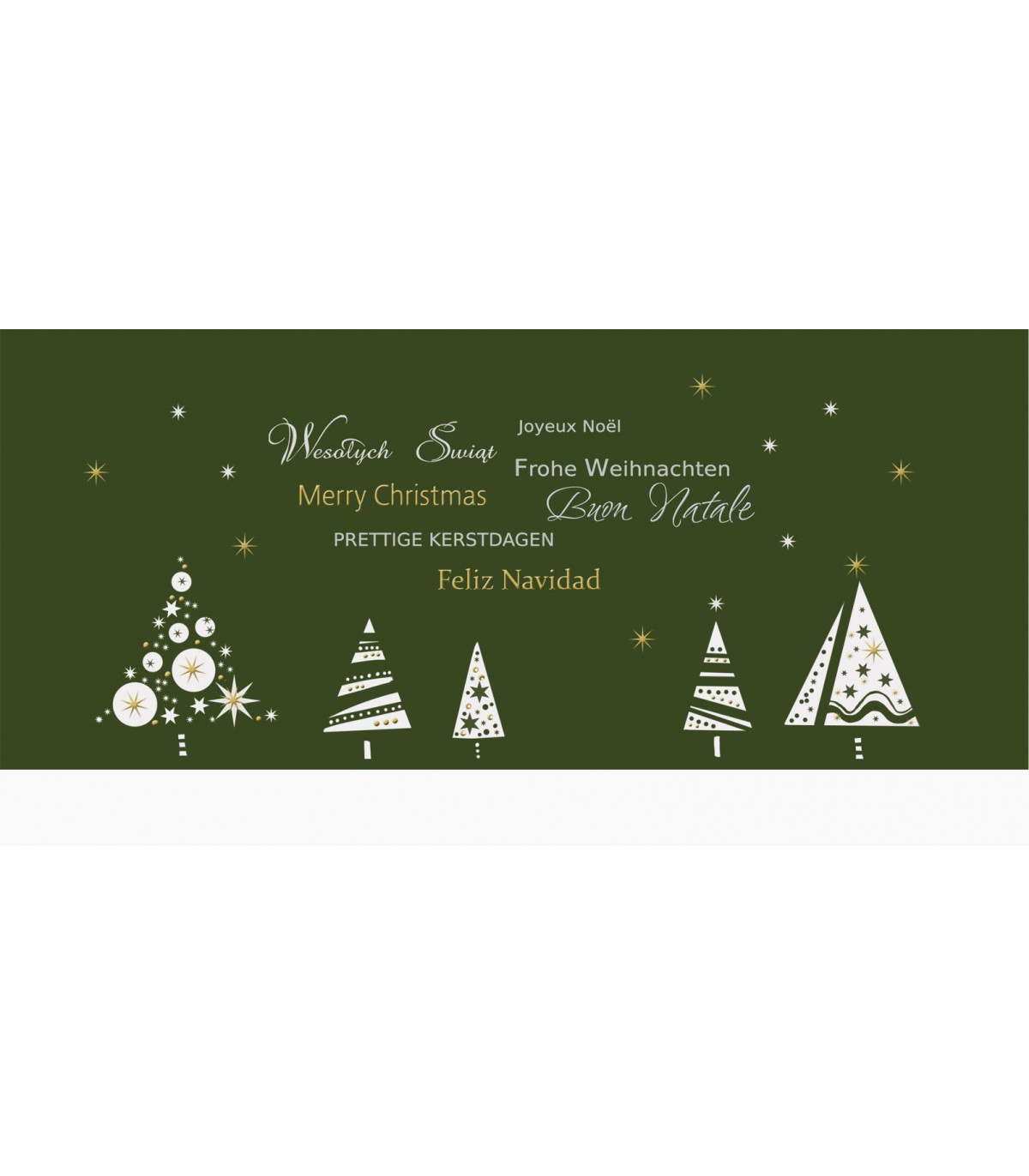 Kartka świąteczna międzynarodowa bez życzeń L-BT 958