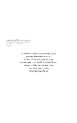 Kartka na Boże Narodzenie z życzeniami RR-T 06