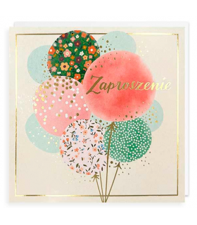 Zaproszenie na party, uniwersalne, ogólne zestaw 5 szt PMZ118
