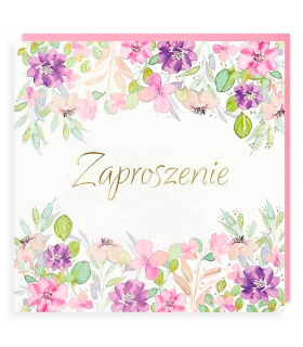 Zaproszenie na spotkanie, imprezę, uniwersalne mix 5 szt PMZ113