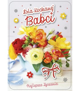 Kartka z życzeniami dla Babci GM827