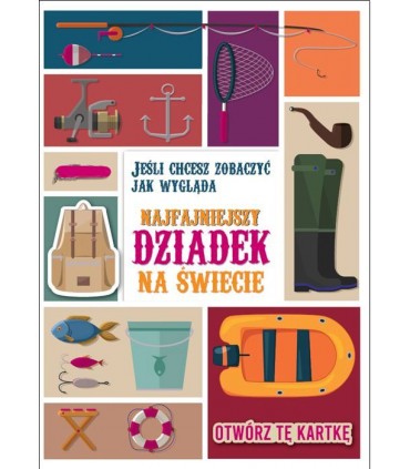 Kartka dla Dziadka zabawna z lusterkiem DK708