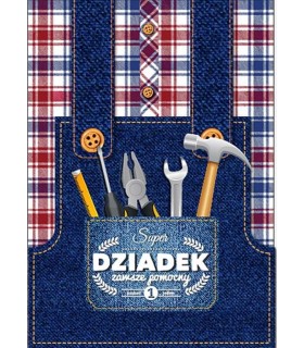 Kartka dla super Dziadka Bohatera DK709