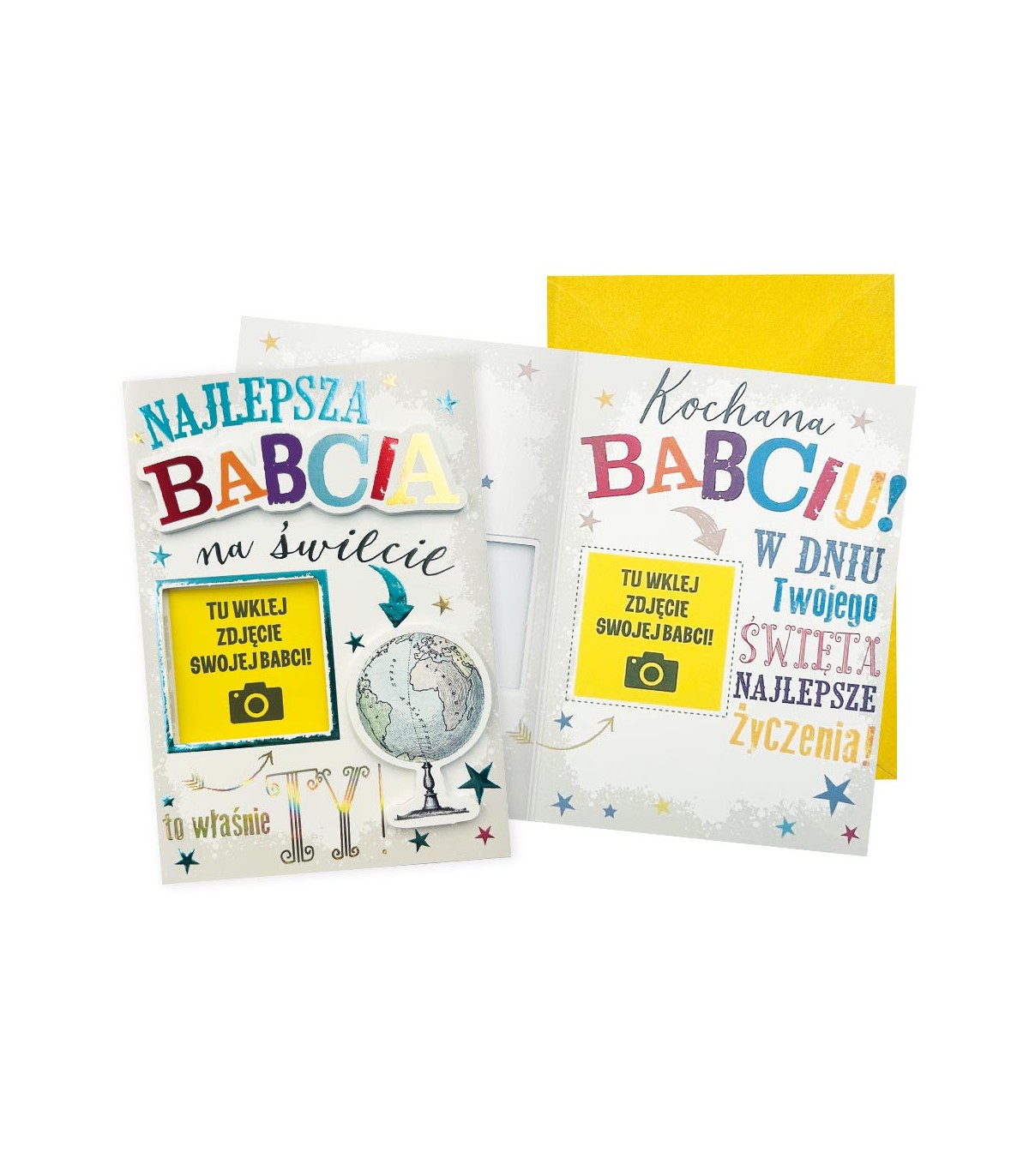 Prezent dla Babci Kartka ze zdjęciem Babci DK1099