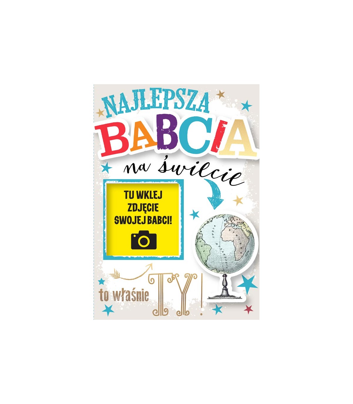 Prezent dla Babci Kartka ze zdjęciem Babci DK1099