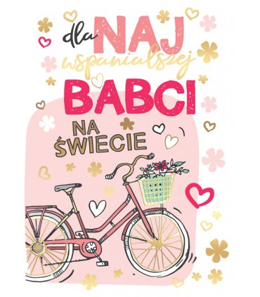 Kartka z życzeniami dla Kochanej Babci PR259
