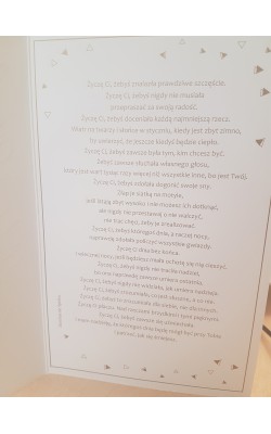 Kartka imieninowa z życzeniami  IM6