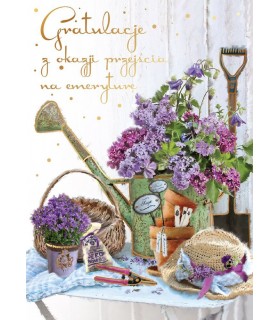 Kartka z okazji przejścia na Emeryturę PR45