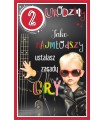 Kartka na 2 urodzinki dla chłopczyka U117