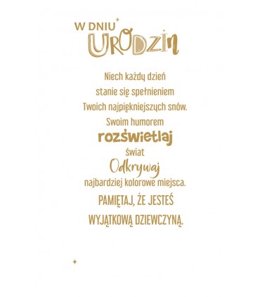 Kartka z okazji 3 urodzin dla Księżniczki U122