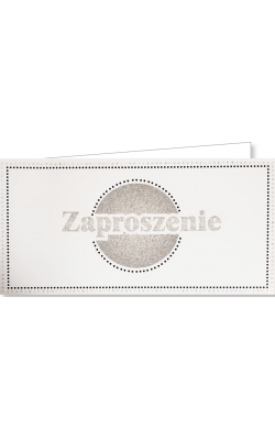 Zaproszenie uniwersalne zestaw 10 szt ZAB57