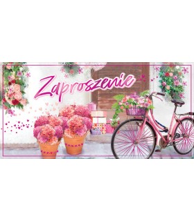 Zaproszenie na imprezę, ogólne zestaw 10 szt ZAB158