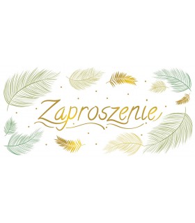 Zaproszenie na imprezę, ogólne, uniwersalne zestaw 10 szt ZAB168