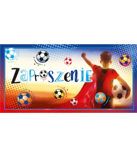 Zaproszenie na chłopięcą imprezę zestaw 10 szt ZAB169