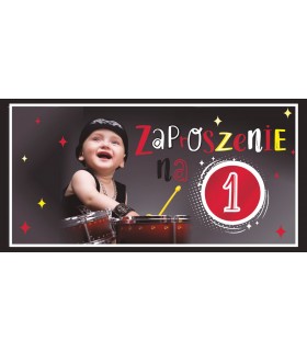 Zaproszenie Roczek dla Chłopca zestaw 10 szt ZAB170