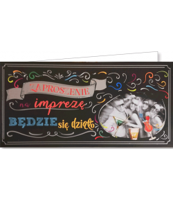 Zaproszenie uniwersalne zestaw 10 szt ZAB50