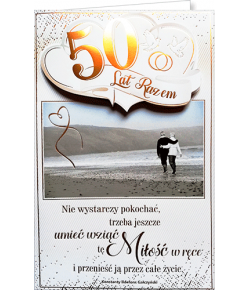 Kartka na 50 Rocznicę ślubu RS 02