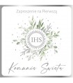 Zaproszenia na Pierwszą Komunie Świętą zestaw 10 szt. ASZP42