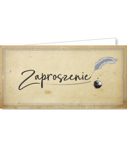 Zaproszenie na imprezę zestaw 10 szt ZAB56