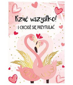 Prezent na Walentynki Kartka romantyczna PR459