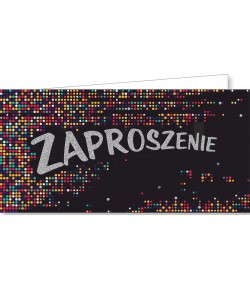 Zaproszenie uniwersalne zestaw 10 szt ZAB58