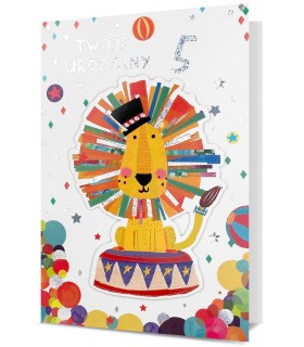 Kartka na urodziny dla Dziecka z cyferkami naklej wiek H3051