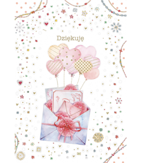 Kartka z Podziękowaniami, z życzeniami TS194