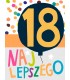 Kartka na 18 urodziny bogato zdobiona DKP76